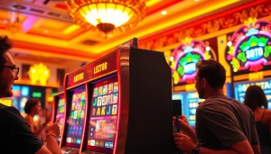 Menangkan permainan bro138 slot dengan mesin klasik yang penuh warna dan antusias pemain.