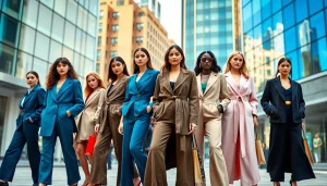 Explore fashion ideas with models wearing the latest styles from https://www.northernfashions.com in an urban setting.