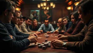 Gabungkan pemain dalam domino88 login poker game di meja poker, suasana hangat dan menegangkan.