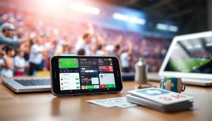 Discover the best sports betting apps in India with an engaging smartphone display.