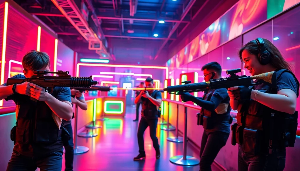 Speel een spannende lasergame op https://eventmaker-lasergame.nl met een futuristische setup.