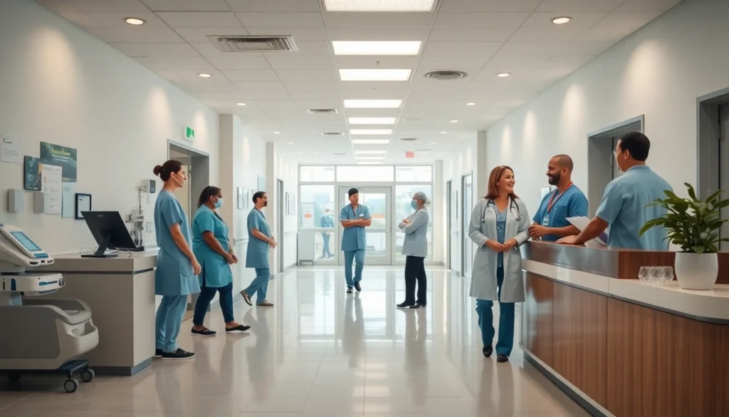 Bezoek de vriendelijke zorgverleners op https://tweestedenziekenhuis.nl in een moderne receptie.