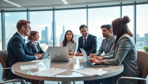 Engage with the latest articles on https://antrepost.com showcasing a professional business meeting scene.