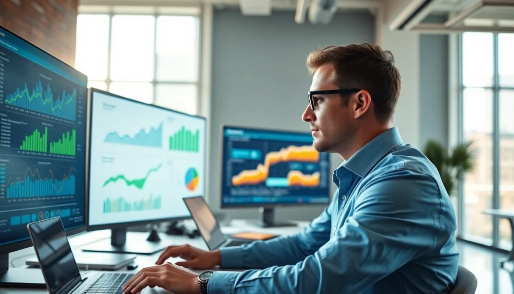 Analyze results and optimize strategies with an smm panel interface in a bright office