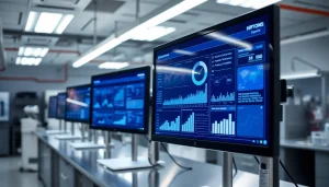 Optimieren Sie Laborprozesse mit dem Laborinformationssystem (LIS) auf einem modernen Computerbildschirm.