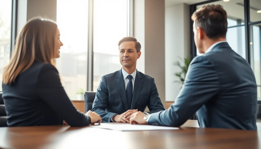 Consultation with an award-winning attorney at https://www.expertlawattorneys.com in a bright office.