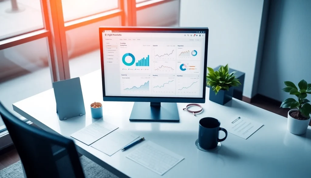 Menganalisis data dan strategi digital marketing petanitoto di ruang kerja modern.