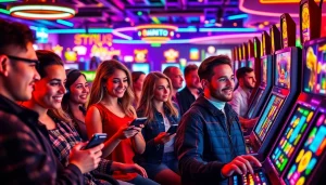 Menangkan permainan petanitoto dengan pemain antusias di lounge gaming modern.