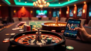 Experience thrilling gameplay at Superbet with vibrant casino tables and engaging sports betting.