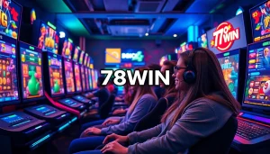 Exciting online gaming experience at 78WIN with diverse players engaged in thrilling gameplay.