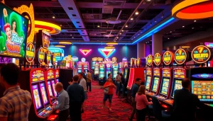 Menyajikan pengalaman menarik walettoto saat bermain mesin slot di kasino yang ramai