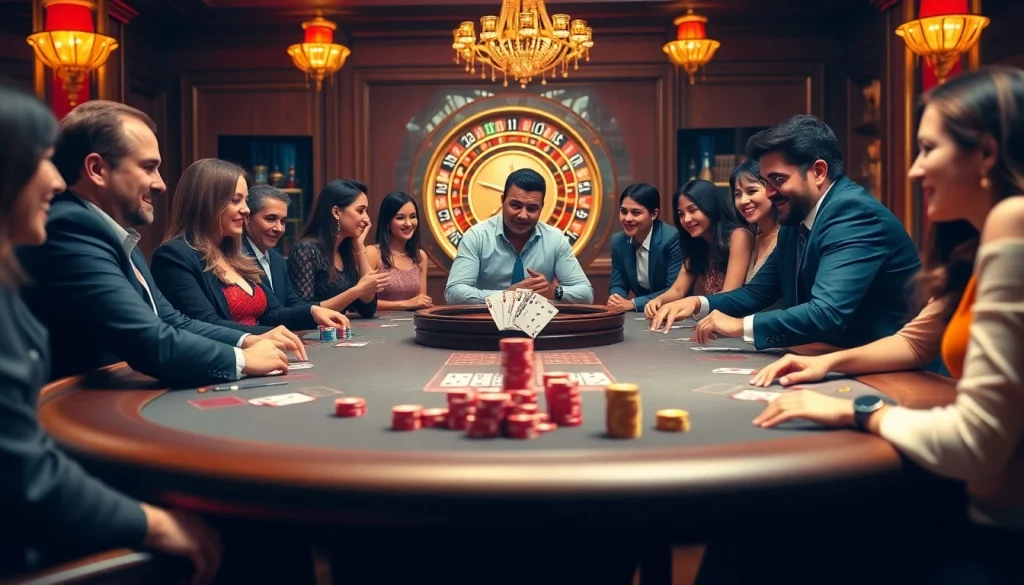 Playing poker in a luxurious casino environment on https://vmaxso.uk/ with excitement and anticipation.