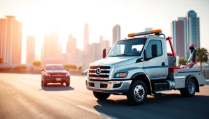 Experience reliable automotive help with https://trtrecoveryuae.com's professional tow truck in Dubai.