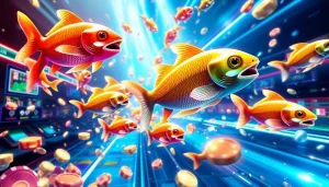 bắn cá đổi thưởng 2025 - Experience thrilling gameplay with vibrant digital fish and interactive betting interfaces.