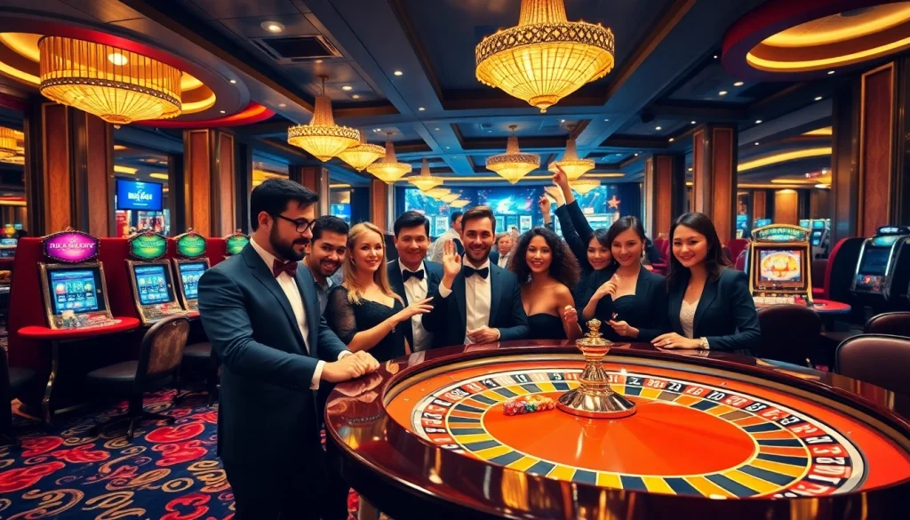 Win big at XX88.pizza with a vibrant casino scene showcasing roulette and poker excitement.