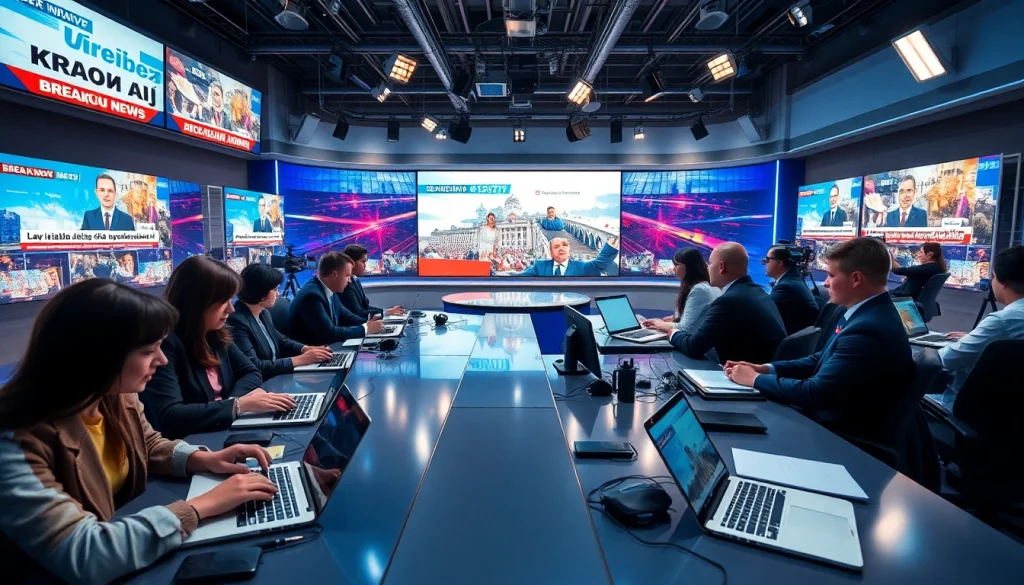 Новини на https://sumytoday.in.ua - Журналісти працюють у сучасному інформаційному центрі.