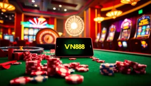 Experience the thrilling VN88 casino vibe with interactive games and luxurious elements.