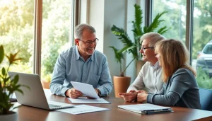 Engaging estate planning consultation at http://max-inheritance.co.uk, showcasing a professional advisor assisting a couple.