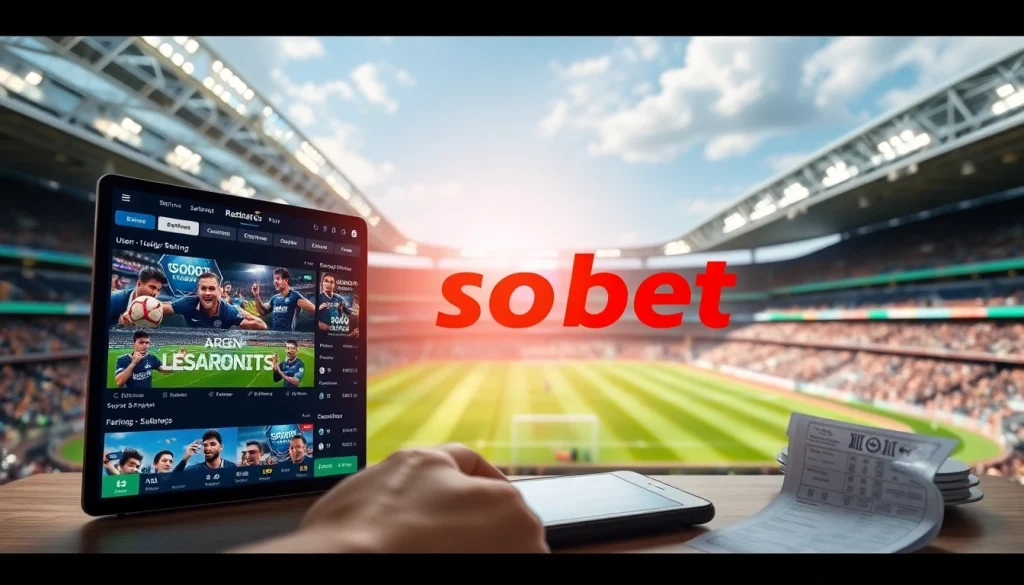 Menyajikan agen sbobet dalam antarmuka taruhan olahraga yang profesional dan menarik.