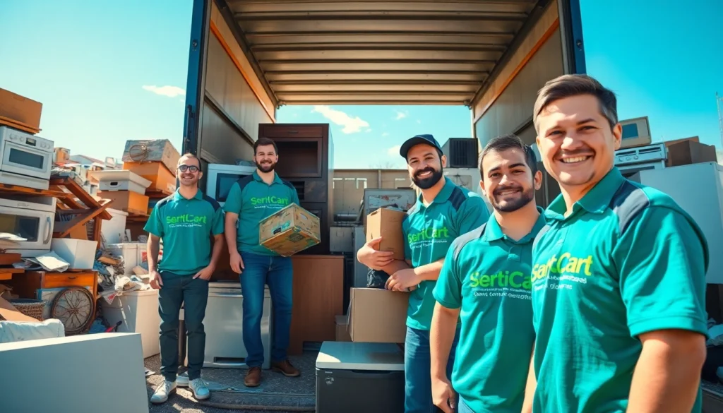 Efficient junk removal by My Easy Junk Removal team, transforming cluttered spaces into clear environments.