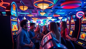 petanitoto merayakan kemenangan dalam suasana gaming yang ceria dan penuh warna.