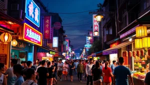 Experience the vibrant 베트남밤문화 with lively nightlife scenes filled with neon lights and energetic crowds.