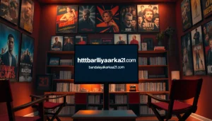 Stream movies easily at https://bandarlayarkaca21.com with a vibrant film setup featuring classic memorabilia.