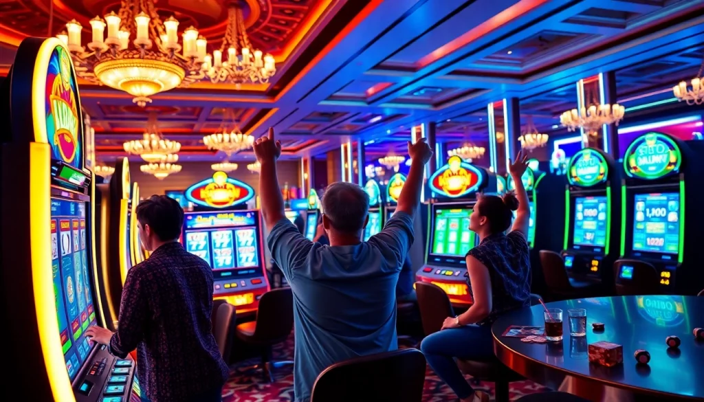 Menangkan slot deposit 1000 dengan beragam mesin slot yang cemerlang dan perayaan di kasino.