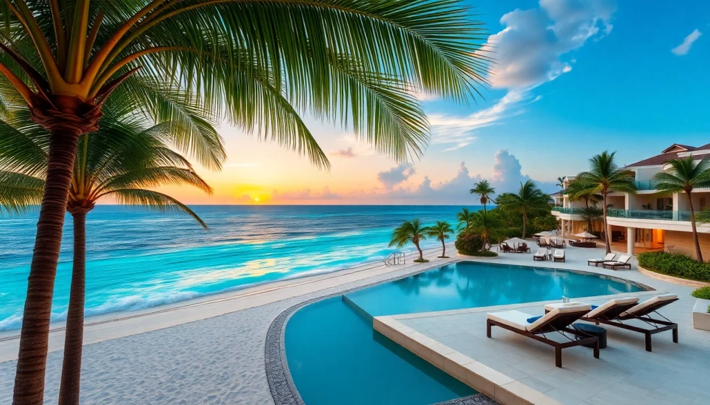 Luxurious travel destinations with stunning beach views and opulent resorts.