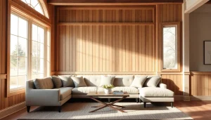 Transforming a room with board and batten wall accents, blending style and warmth.