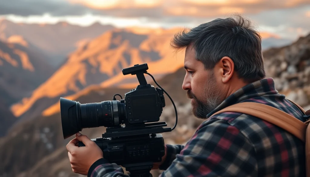 Capturing a moment in Storytelling & Documentary filmmaking with a passionate filmmaker at work.