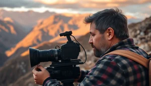 Capturing a moment in Storytelling & Documentary filmmaking with a passionate filmmaker at work.