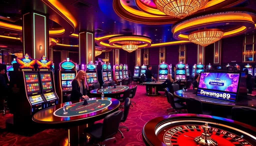 Nikmati permainan seru di Dewanaga89 dengan mesin slot mewah dan meja kasino.