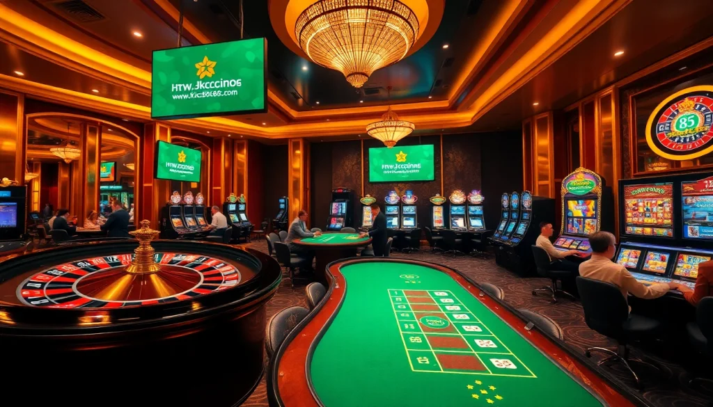 Engage in thrilling gameplay at https://kjc686.com/ with luxurious casino experiences and vibrant gambling scenery.