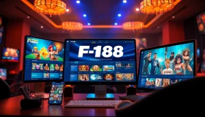 Engaging online betting interface featuring F168 brand with games and user reviews for a fun gambling experience.