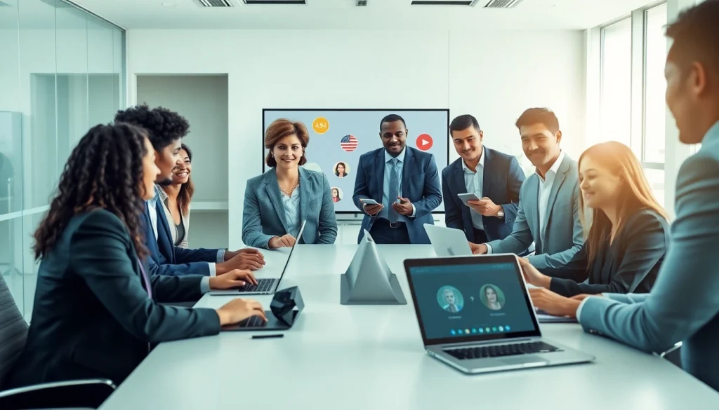 Lingo Connect's innovative interpretation services in a diverse virtual meeting environment