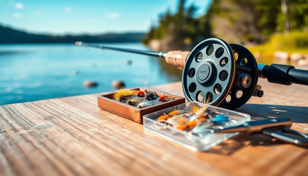 Engaging fly fishing kit showcasing essential components for outdoor enthusiasts.