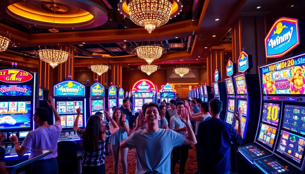 Menangkan jackpot melalui mesin winmy slot yang penuh warna dan menarik.