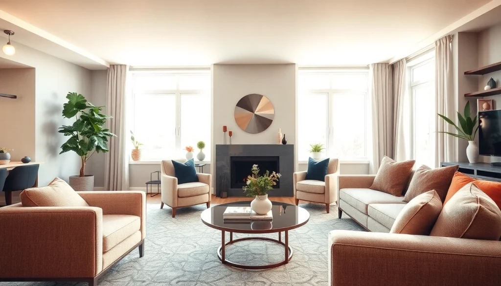 Enhance your home renovation with a stylish living room transformation featuring modern decor.