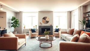 Enhance your home renovation with a stylish living room transformation featuring modern decor.