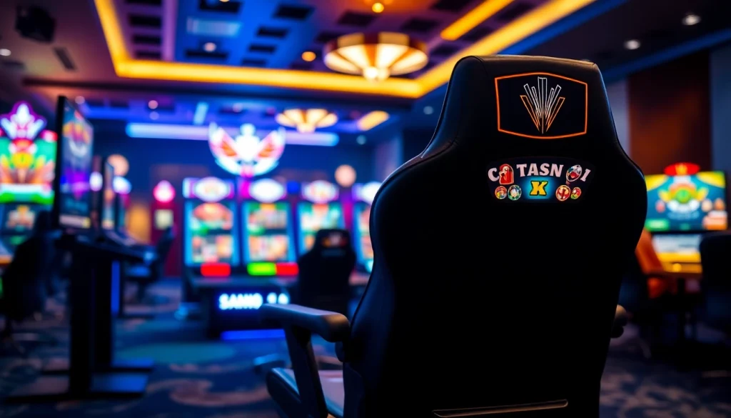 Experience the excitement in the best online casinos in Canada with vibrant gaming screens and luxurious surroundings.