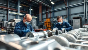 Zinc plating Malaysia process in a professional workshop with detailed machinery.