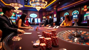 Experience thrilling gaming with nhà cái Jun88's vibrant casino atmosphere filled with excitement and luxury.