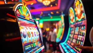 Menangkan hadiah menarik di walettoto slot dengan suasana kasino yang meriah.