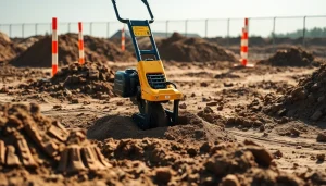 Engage with the georipper rental for efficient soil breaking in construction settings.