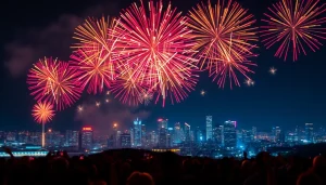 Experience an unforgettable celebration with fireworks from https://5starfireworks.co.uk lighting up the night sky.