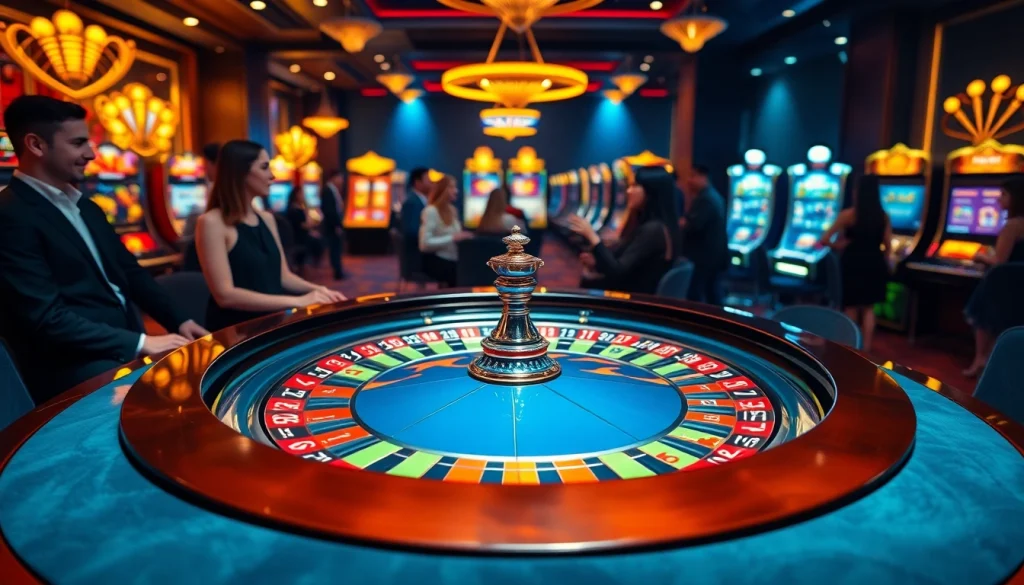 Players enjoy exciting games at the RR 88 casino featuring roulette and slots.