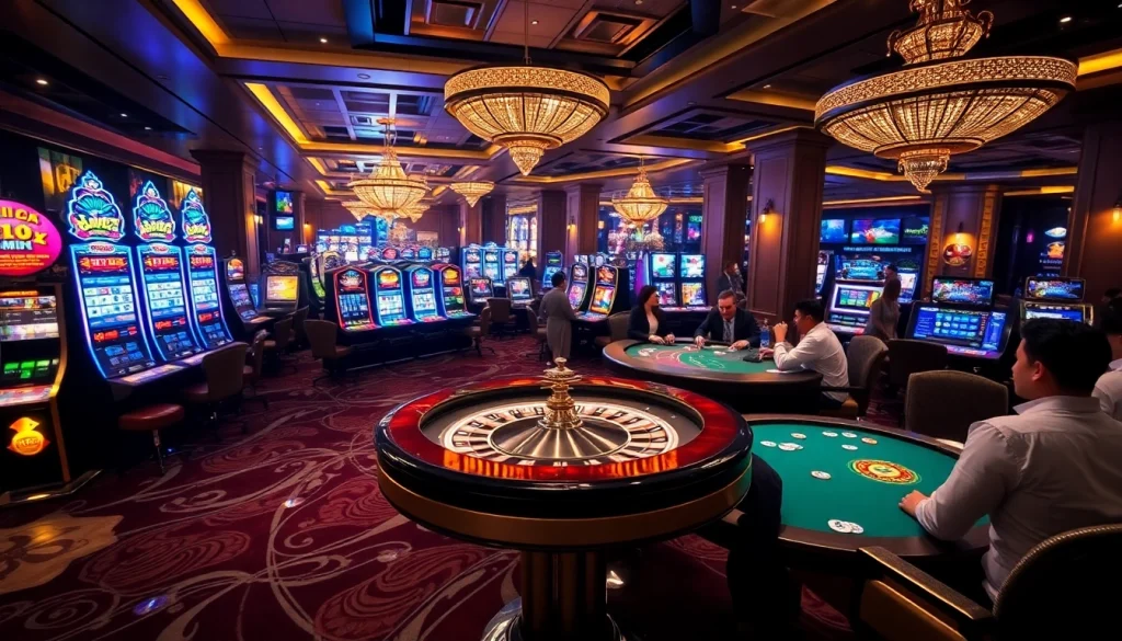 88i players excitedly gamble at a vibrant casino table with cards and chips.