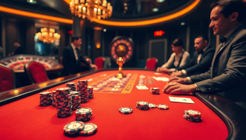Engage in thrilling poker action at a luxury casino featuring TR88-inspired elements.