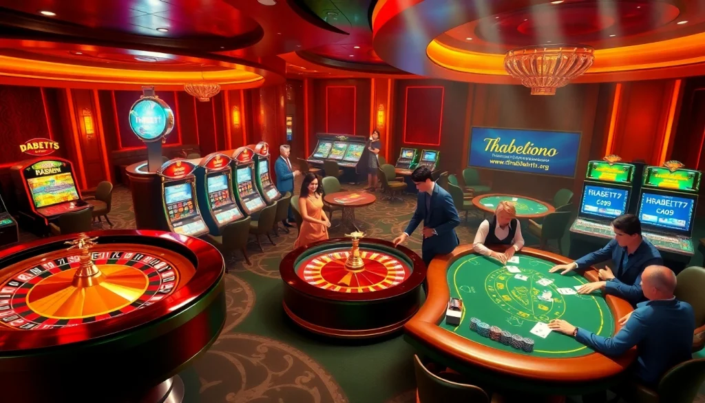 Experience the thrill of winning at https://thabet77.org/ with vibrant casino gameplay, roulette, and poker excitement.